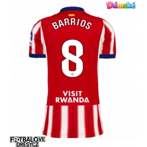 Atletico Madrid Pablo Barrios #8 Dámské Domácí Dres 2026-27 Krátký Rukáv